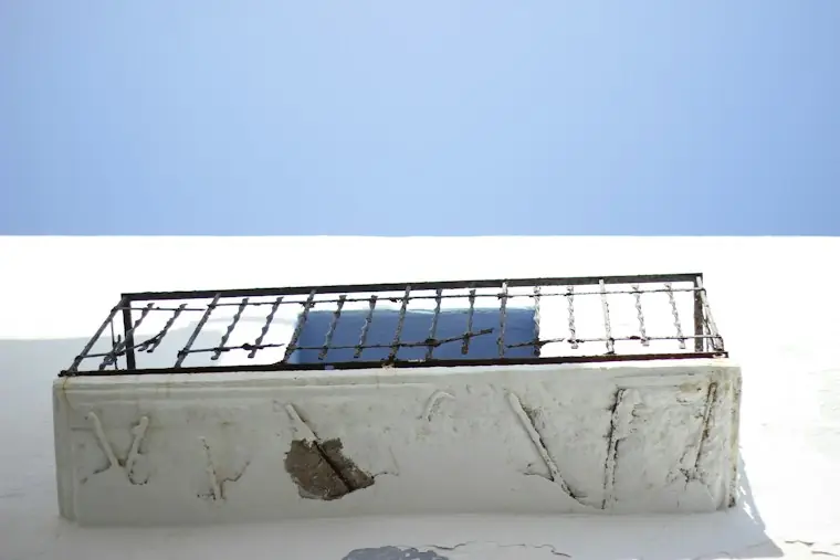 Siyah demir balkon korkuluğu